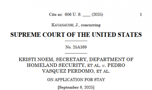 Screenshot Noem v. Vasquez Perdomo, 606 U.S. (2025) PDF title