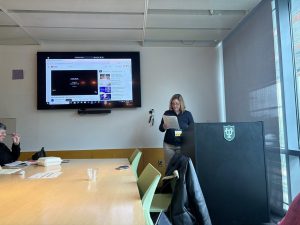 Graduate Ivonne Cotorruelo Perez presenting in Conference Tulane university